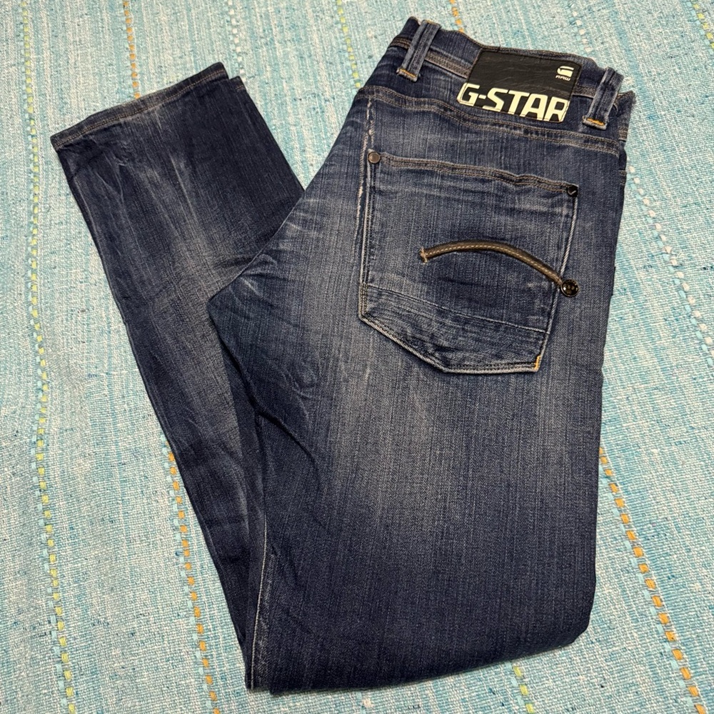 G-Star Men's Dark Indigo Slim Jeans